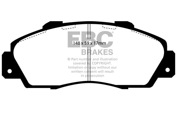 EBC Brakes Brake Pad - DP3872C