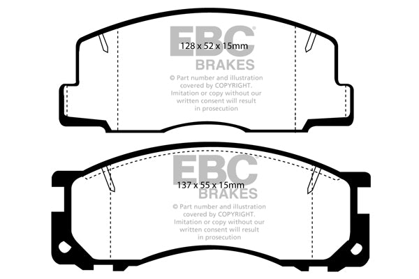 EBC Brakes Brake Pad - UD876