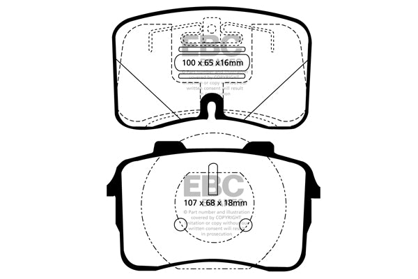 EBC Brakes Brake Pad - UD883