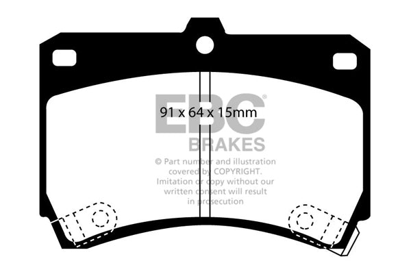 EBC Brakes Brake Pad - DP884