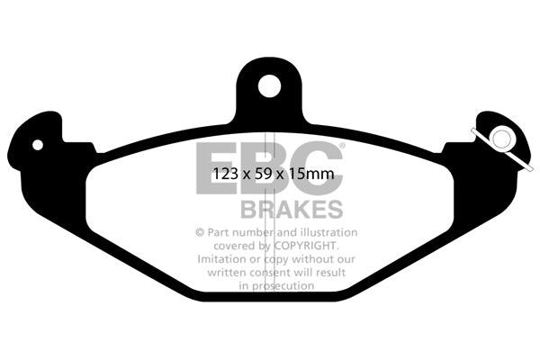EBC Brakes Brake Pad - DP4885R
