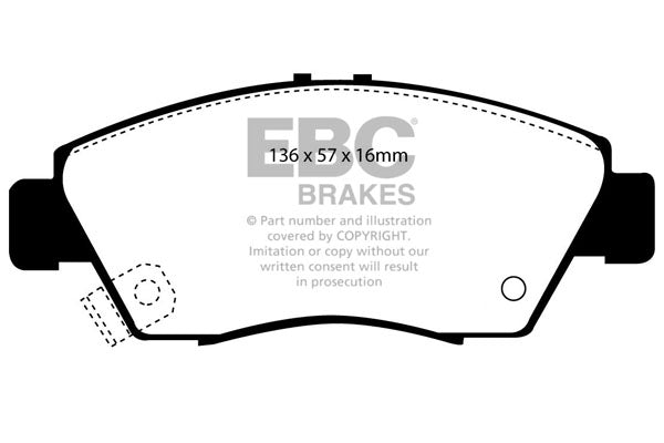 EBC Brakes Brake Pad - DP891