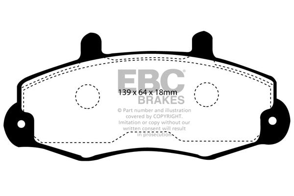 EBC Brakes Brake Pad - UD918