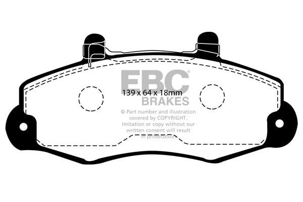 EBC Brakes Brake Pad - UD918
