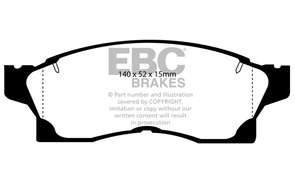 EBC Brakes Brake Pad - DP2936