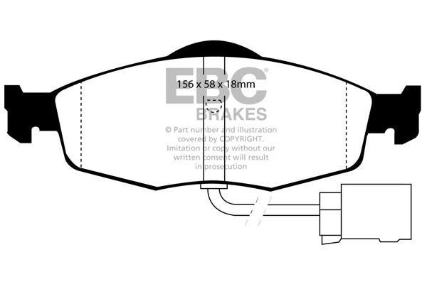 EBC Brakes Brake Pad - DP955