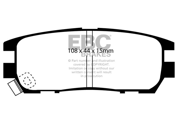 EBC Brakes Brake Pad - DP958