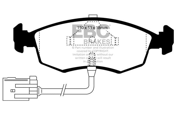 EBC Brakes Brake Pad - UD961