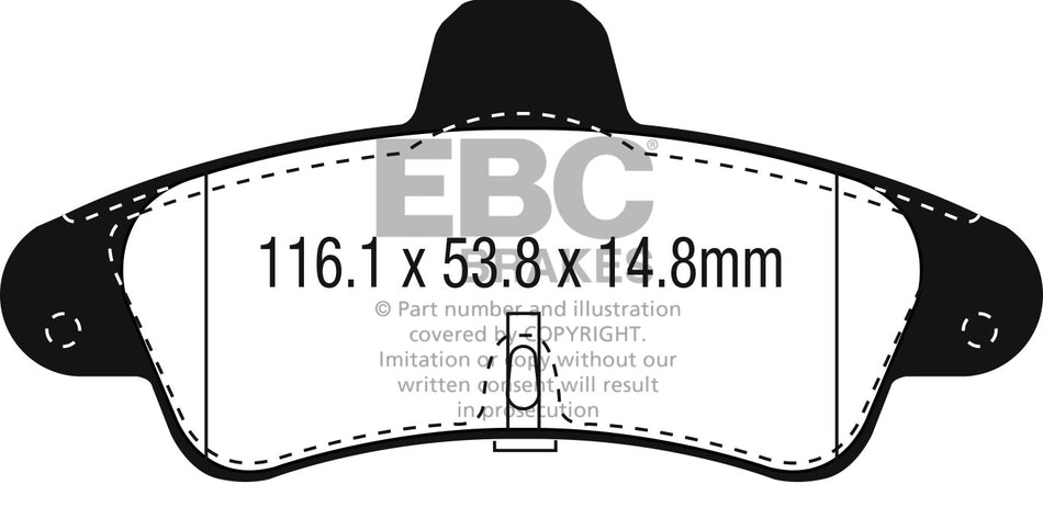EBC Brakes Brake Pad - DP2965