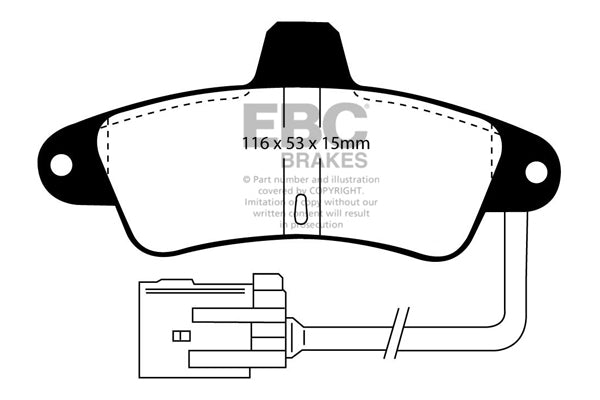 EBC Brakes Brake Pad - DP4965R