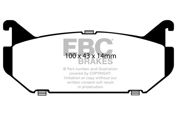 EBC Brakes Brake Pad - DP4972R