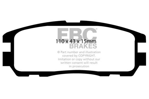 EBC Brakes Brake Pad - DP4974R
