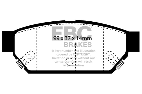 EBC Brakes Brake Pad - UD986