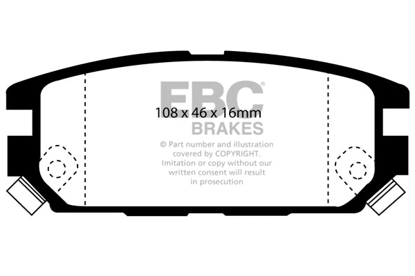 EBC Brakes Brake Pad - UD987