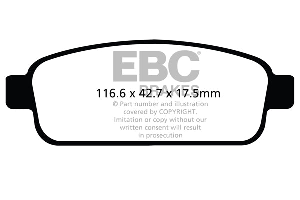 EBC Brakes Brake Pad - DPX2066