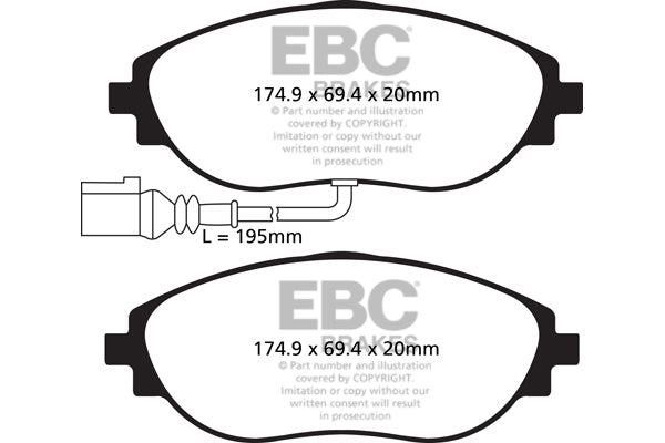 EBC Brakes Brake Pad - DPX2127
