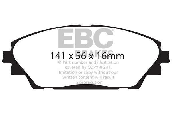 EBC Brakes Brake Pad - DPX2185