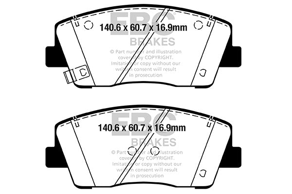 EBC Brakes Brake Pad - DPX2358