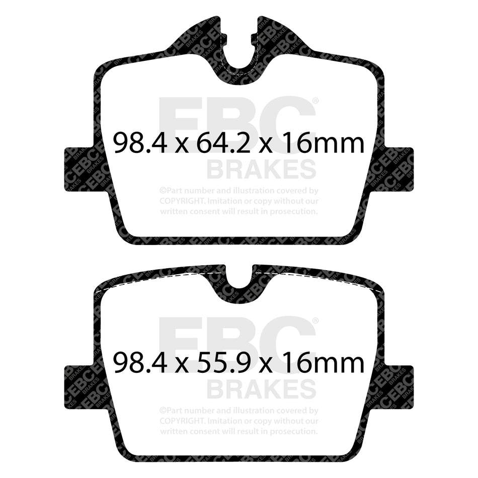 EBC Brakes Brake Pad - DPX2405