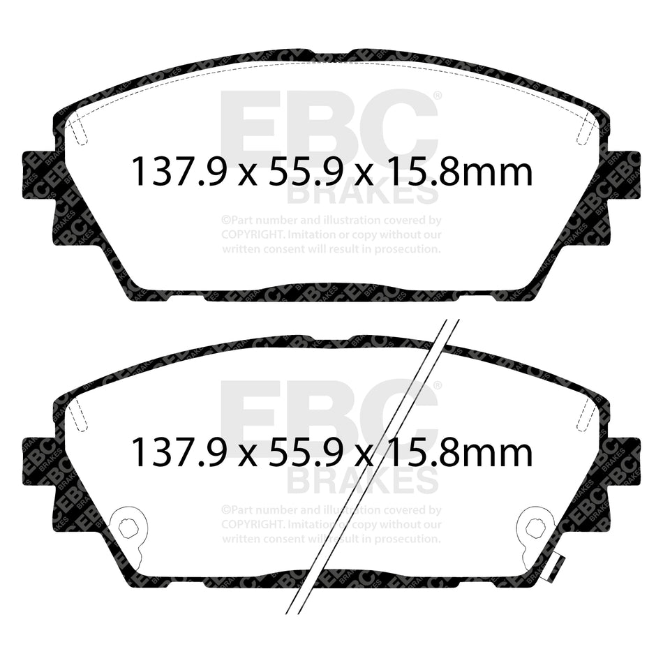 EBC Brakes Brake Pad - DPX2416