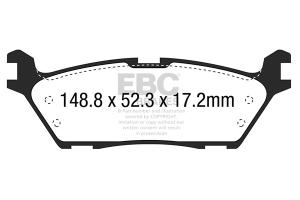EBC Brakes Brake Pad - DPX3037