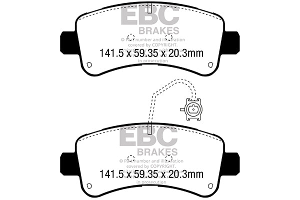 EBC Brakes Brake Pad - DPX3060