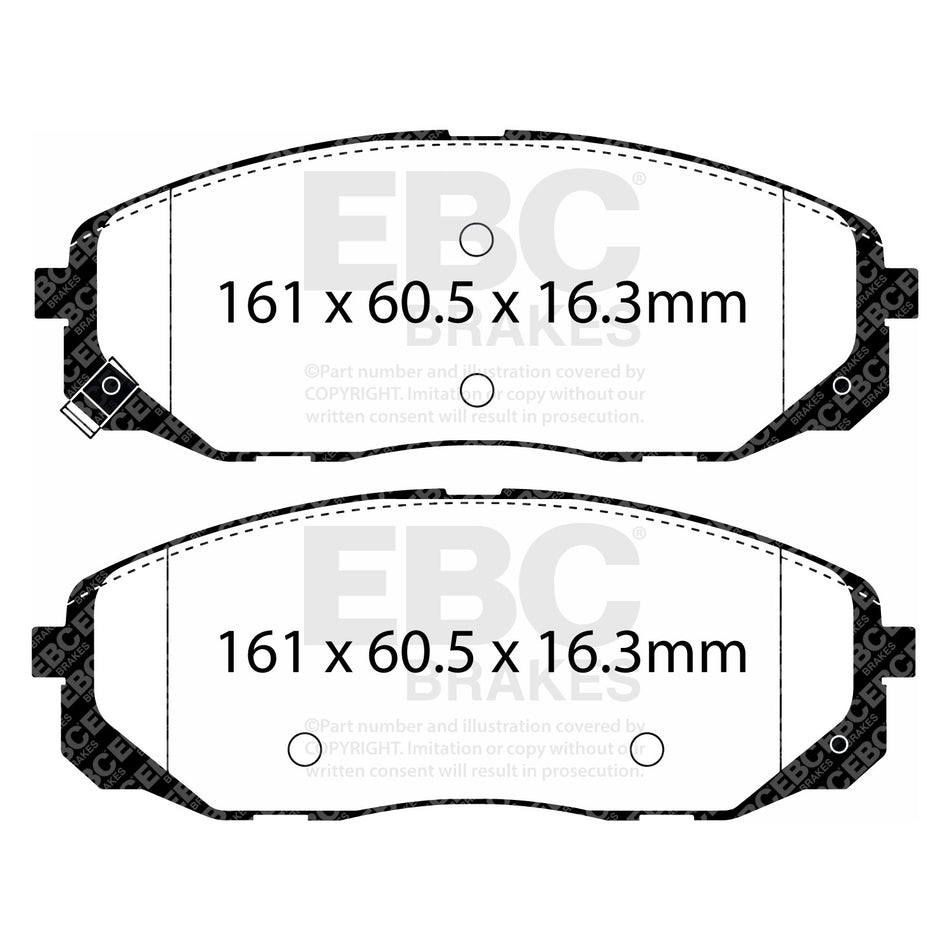 EBC Brakes Brake Pad - DPX3061