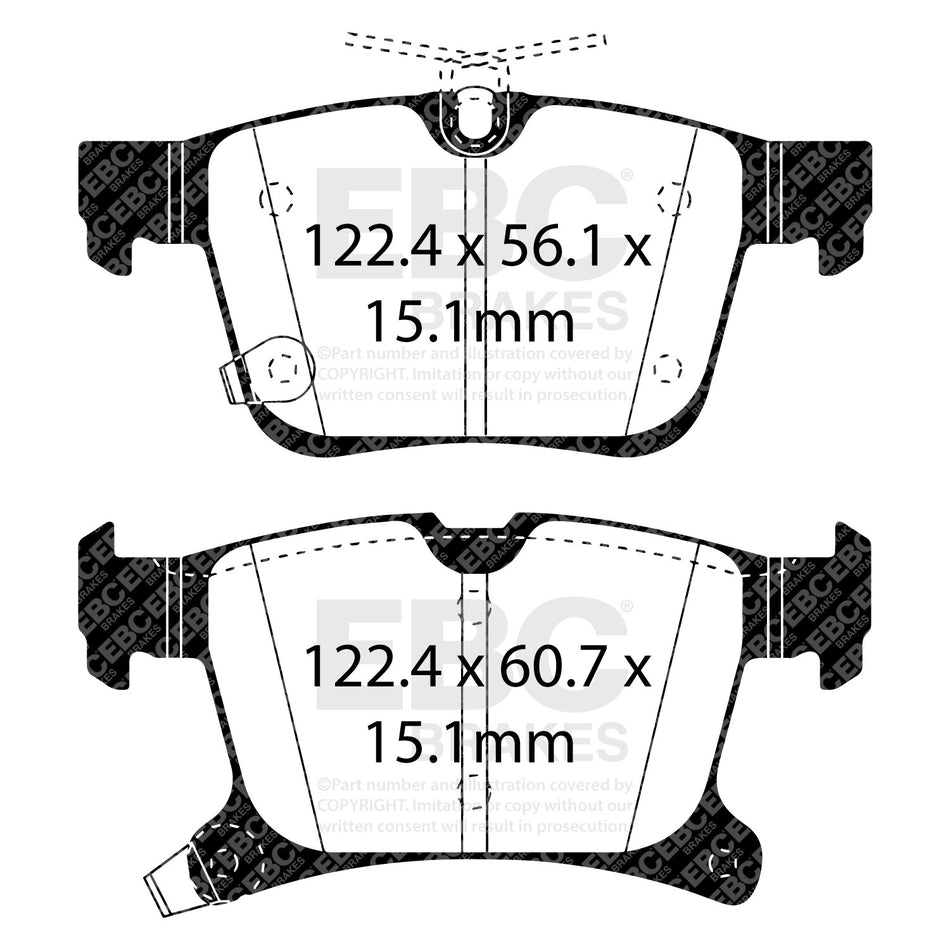 EBC Brakes Brake Pad - DPX3066
