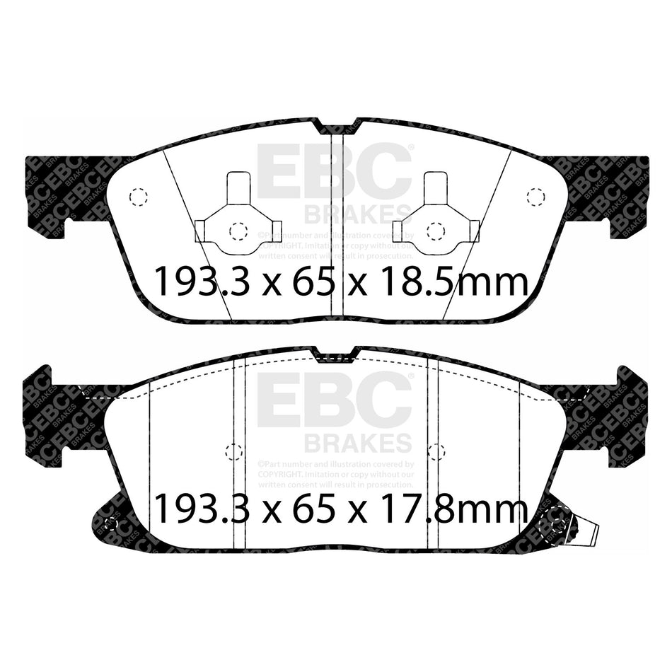 EBC Brakes Brake Pad - DPX3072