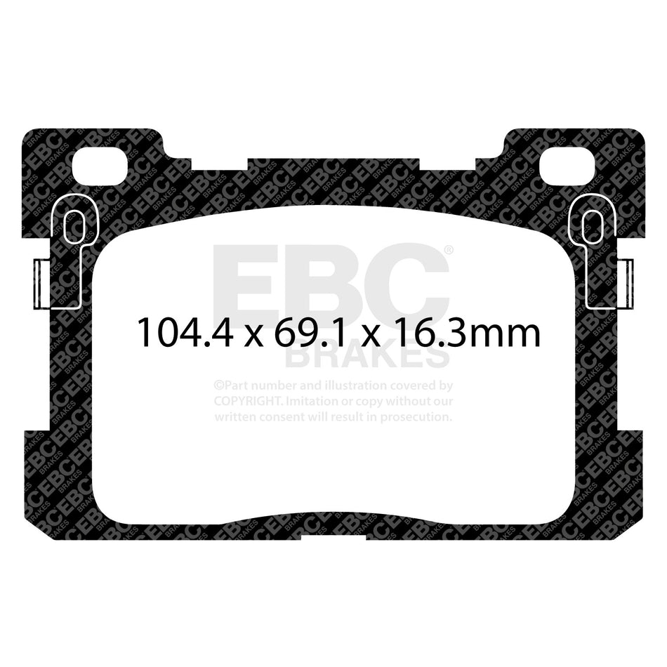 EBC Brakes Brake Pad - DPX3077
