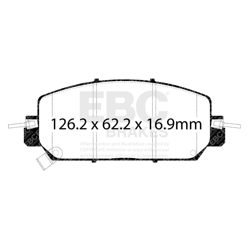EBC Brakes Brake Pad - DPX3084