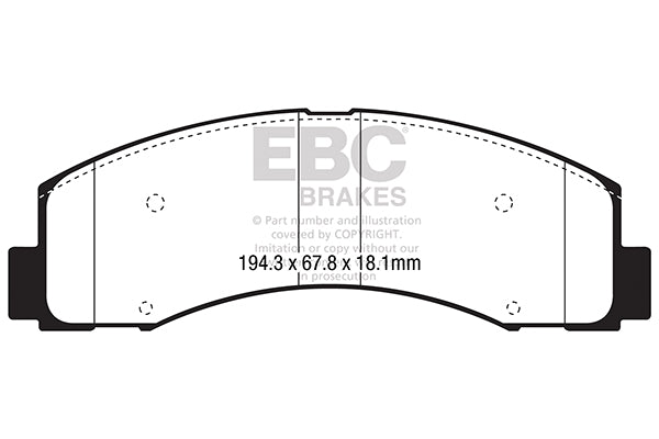 EBC Brakes Brake Pad - DPX3088