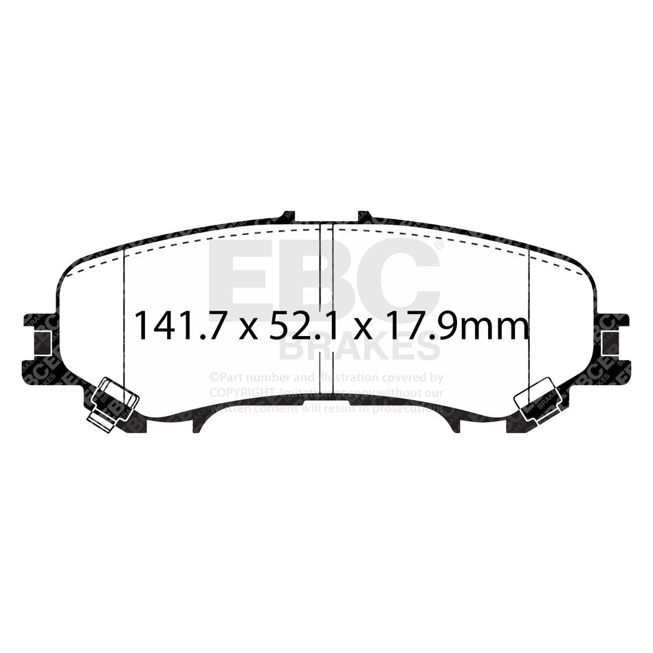 EBC Brakes Brake Pad - DPX3089