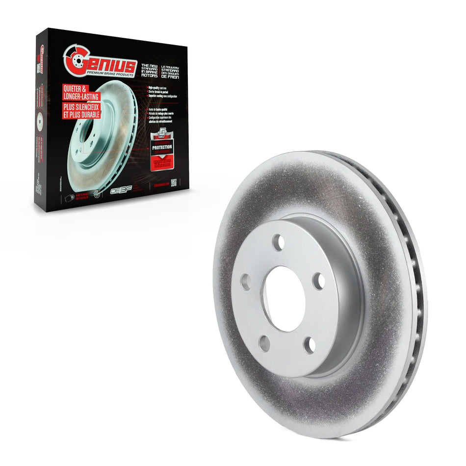 Front Coated Disc Brake Rotor (1 Piece Only) GCR-56140 For Chevrolet Cavalier Pontiac Sunfire Grand