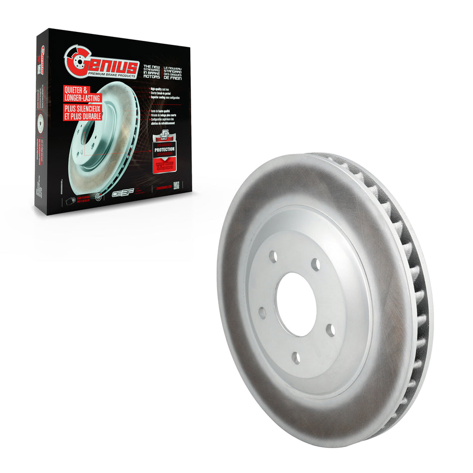 Front Right Coated Disc Brake Rotor (1 Piece Only) GCR-56700 For Chevrolet Corvette Cadillac XLR