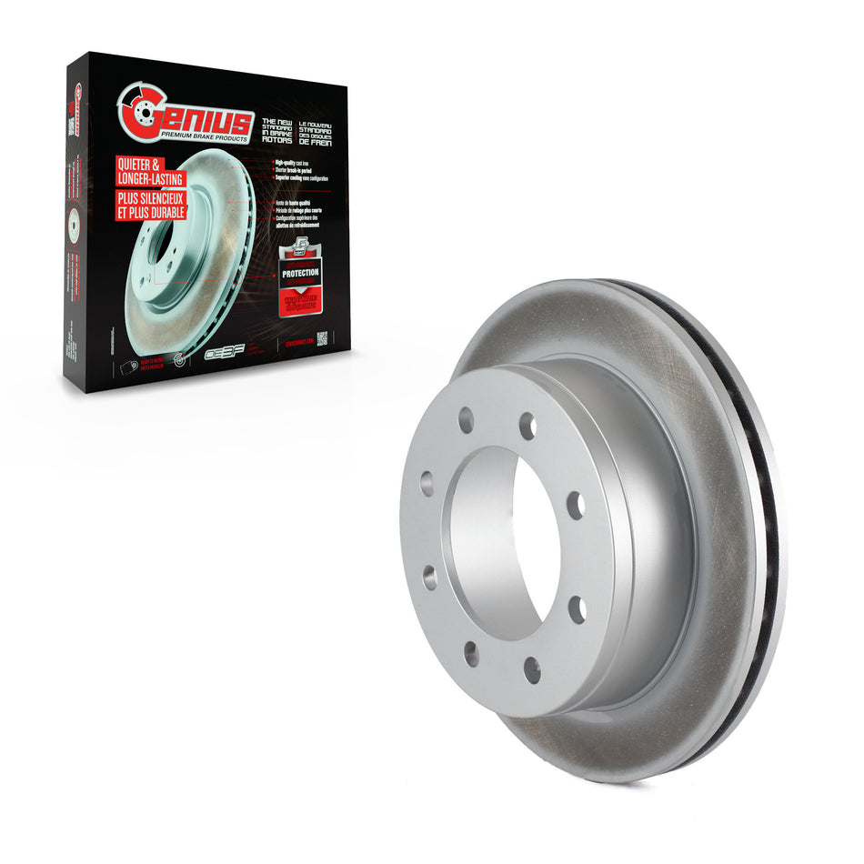 Rear Coated Disc Brake Rotor (1 Piece Only) GCR-56828 For GMC Chevrolet Sierra 2500 HD Silverado XL
