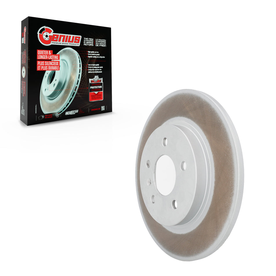 Rear Coated Disc Brake Rotor (1 Piece Only) GCR-580299 For Pontiac Montana Chevrolet Uplander Buick