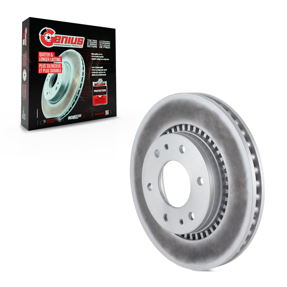 Front Coated Disc Brake Rotor (1 Piece Only) GCR-580359 For Chevrolet Trailblazer GMC Envoy Buick