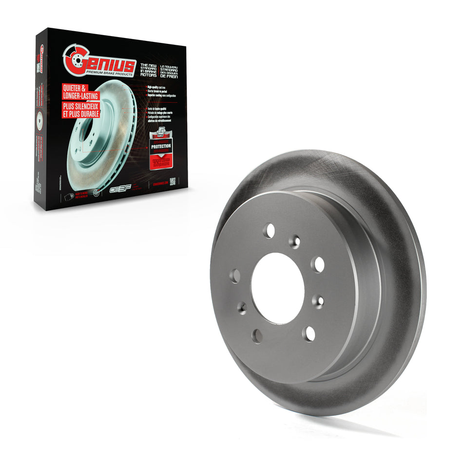 Rear Coated Disc Brake Rotor (1 Piece Only) GCR-580401 For Chevrolet Impala Buick Pontiac Grand Am