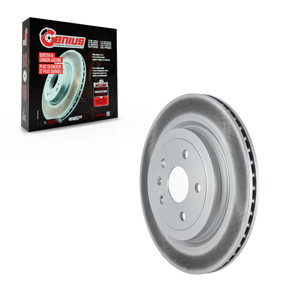 Rear Coated Disc Brake Rotor (1 Piece Only) GCR-580717 For Cadillac CTS