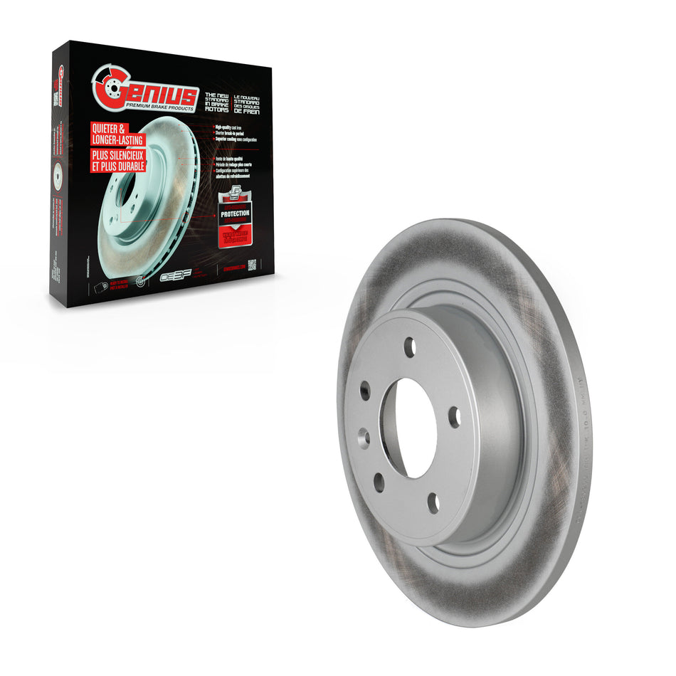 Rear Coated Disc Brake Rotor (1 Piece Only) GCR-580900 For Chevrolet Cruze Buick Verano Orlando Volt