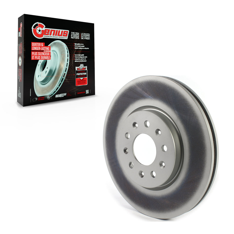Front Coated Disc Brake Rotor (1 Piece Only) GCR-582033 For Chevrolet Equinox GMC Terrain Buick