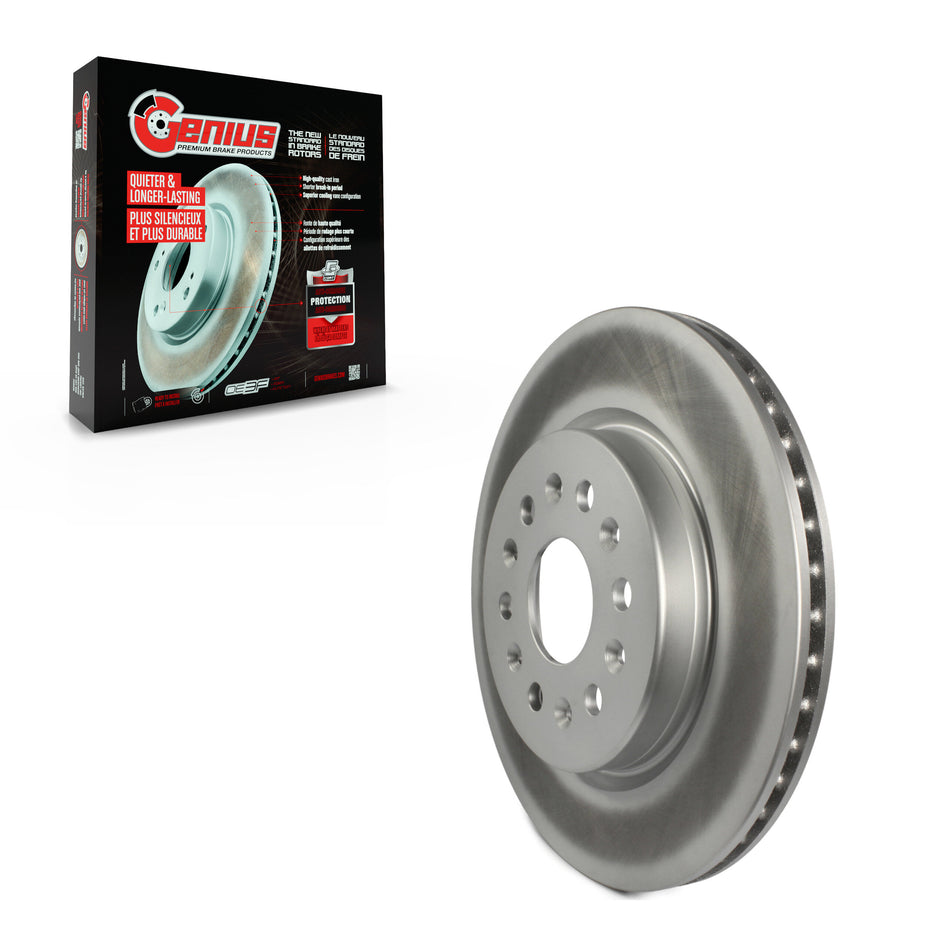 Rear Coated Disc Brake Rotor (1 Piece Only) GCR-582060 For Chevrolet Cadillac XT5 Traverse GMC Buick