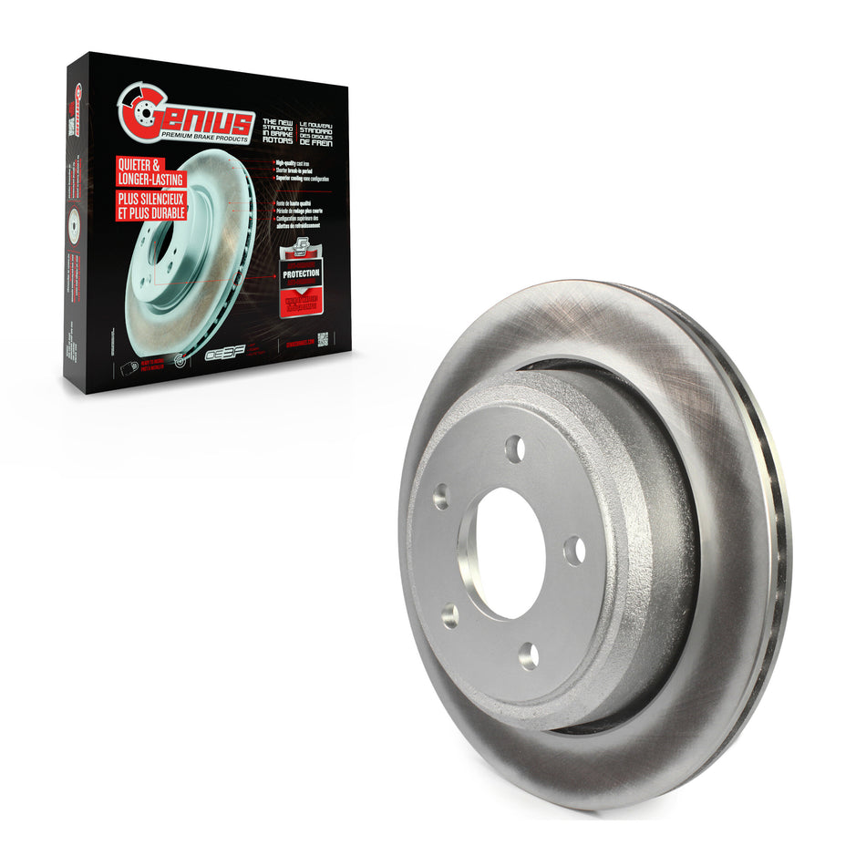 Rear Coated Disc Brake Rotor (1 Piece Only) GCR-680898 For Ford Ranger Mazda B2300 B4000