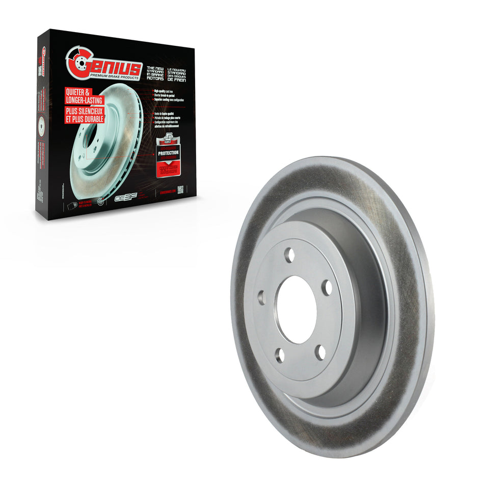 Rear Coated Disc Brake Rotor (1 Piece Only) GCR-681938 For Ford Mustang