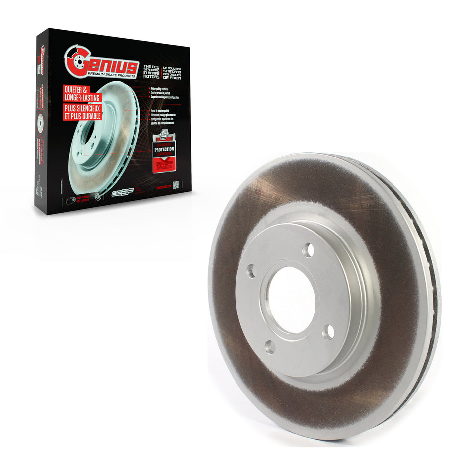 Front Coated Disc Brake Rotor (1 Piece Only) GCR-682197 For 2014-2019 Ford Fiesta ST