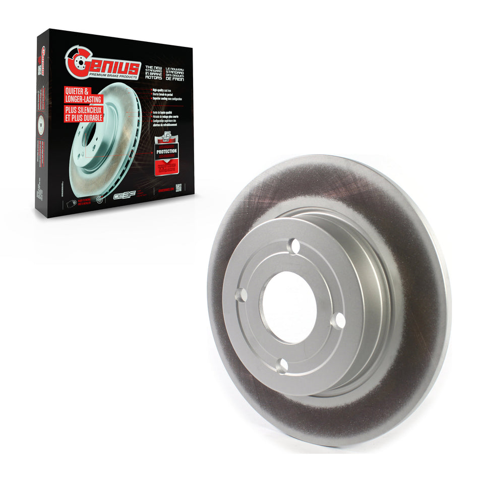 Rear Coated Disc Brake Rotor (1 Piece Only) GCR-682429 For 2018-2021 Ford EcoSport FWD