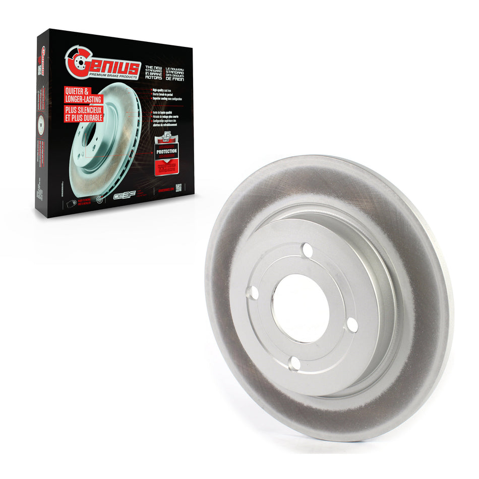 Rear Coated Disc Brake Rotor (1 Piece Only) GCR-682446 For 2018-2022 Ford EcoSport AWD