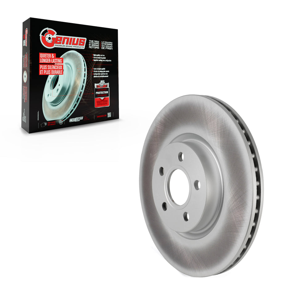 Front Coated Disc Brake Rotor (1 Piece Only) GCR-682503 For Ford Transit Connect