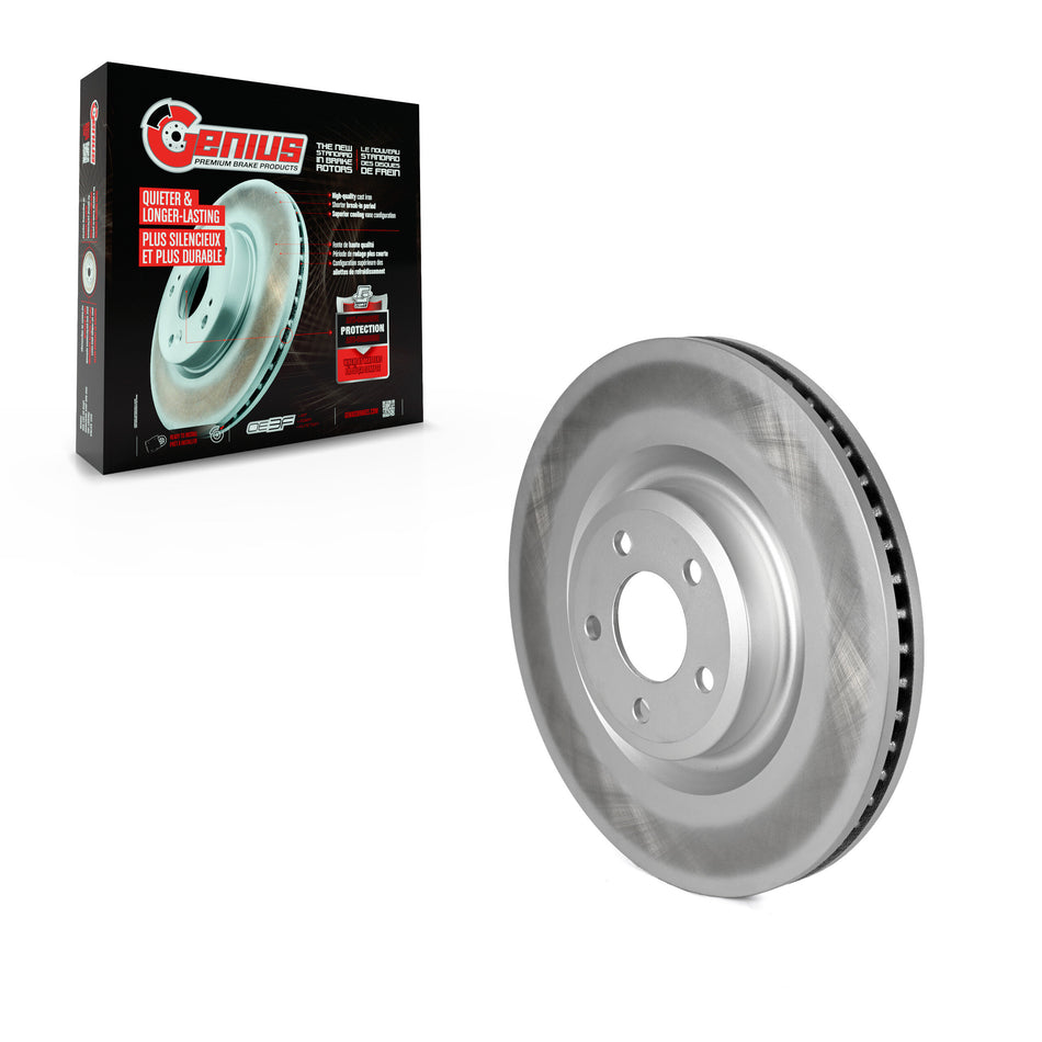 Front Coated Disc Brake Rotor (1 Piece Only) GCR-682616 For Ford Explorer Lincoln Aviator Police